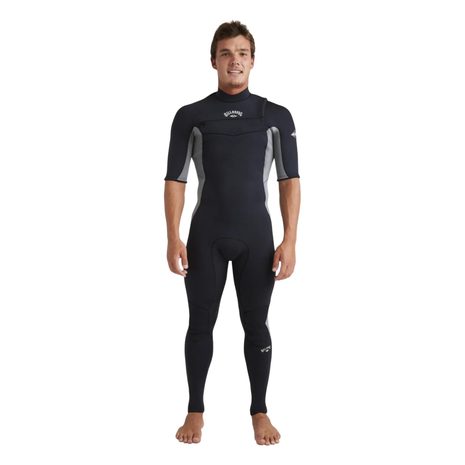Billabong | Shorty à Manches Courtes Homme Absolute Natural Chest Zip - 2/2mm