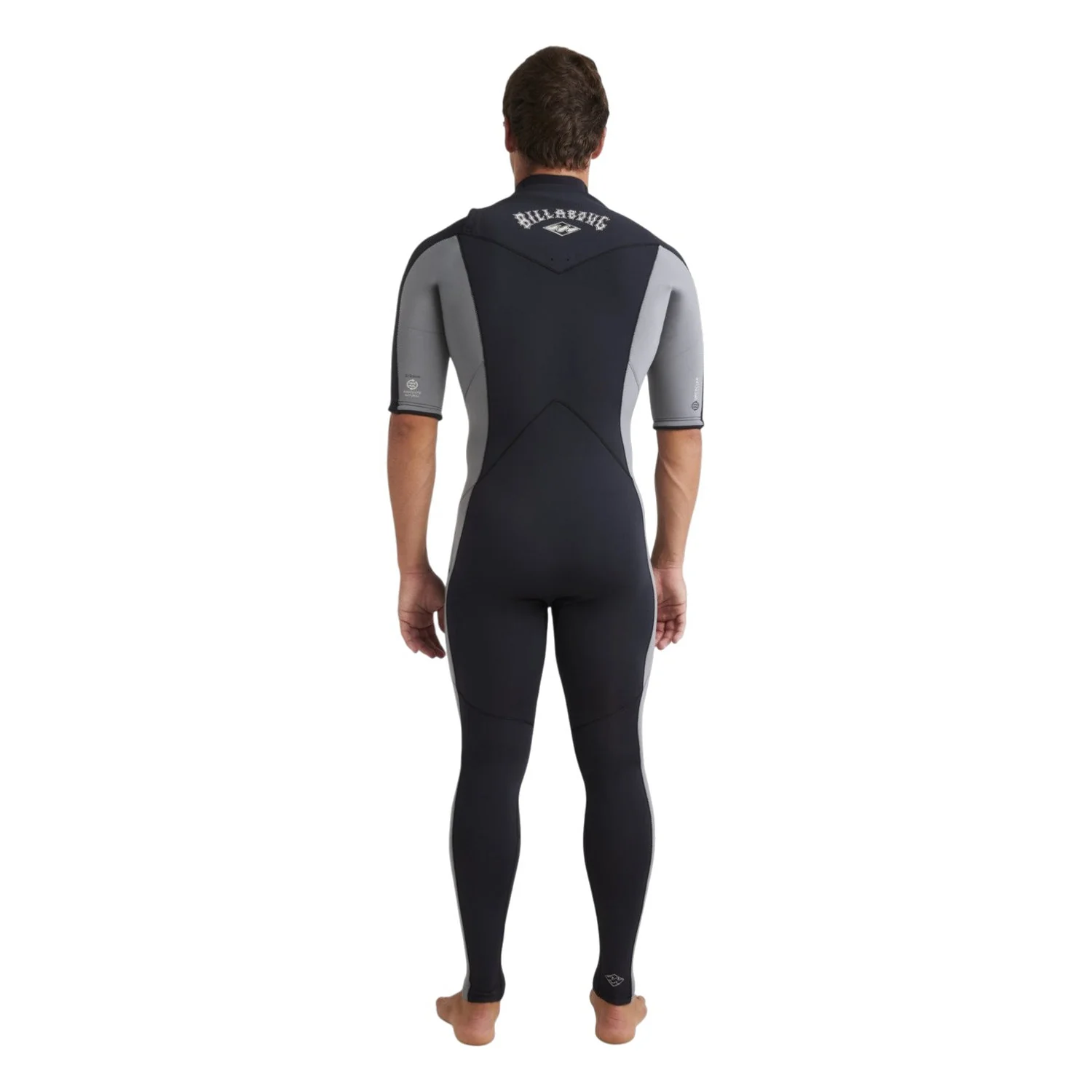 Billabong | Shorty à Manches Courtes Homme Absolute Natural Chest Zip - 2/2mm - Image 2