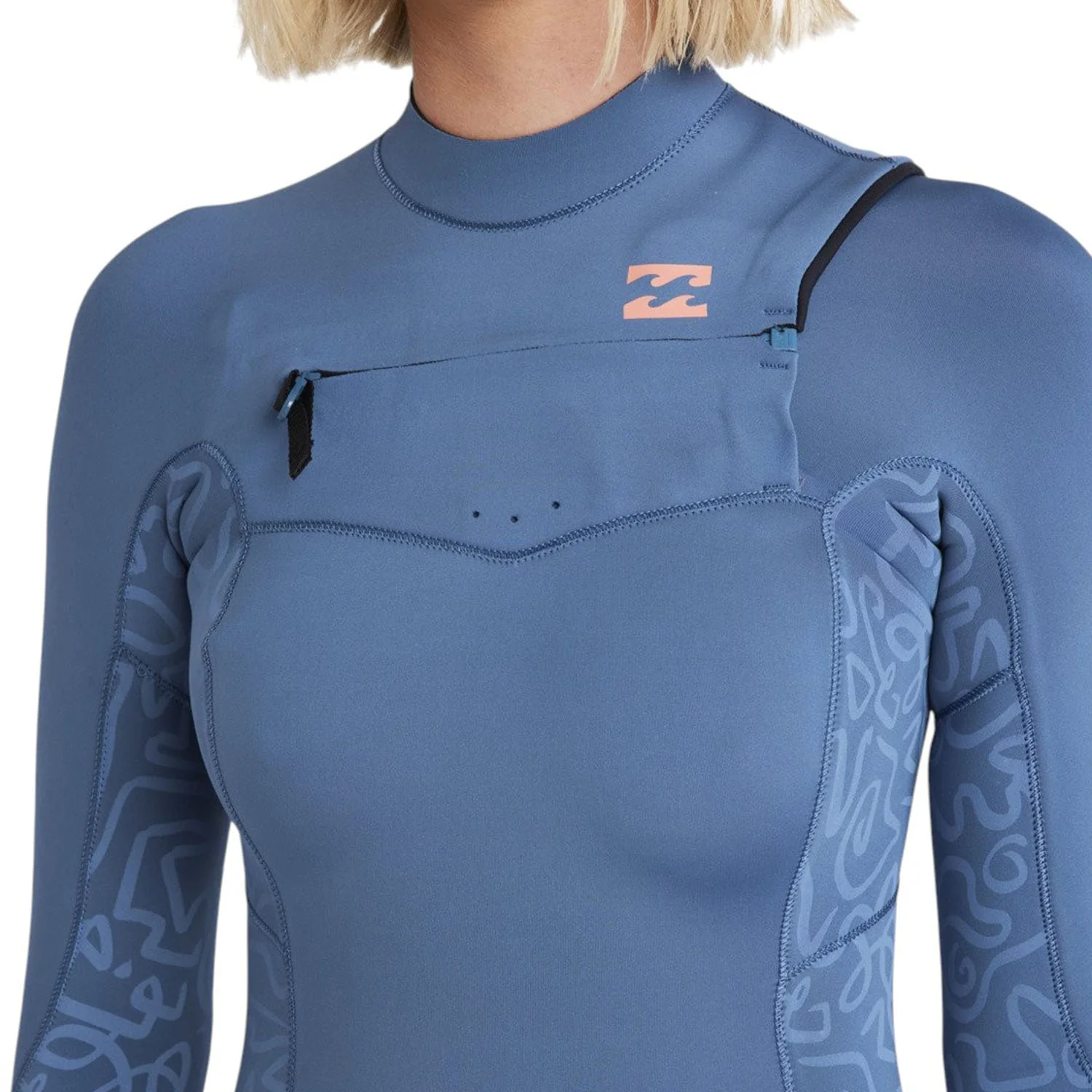 Billabong | Shorty à Manches Longues Femme Synergy Natural Front Zip - 2/2mm - Image 7