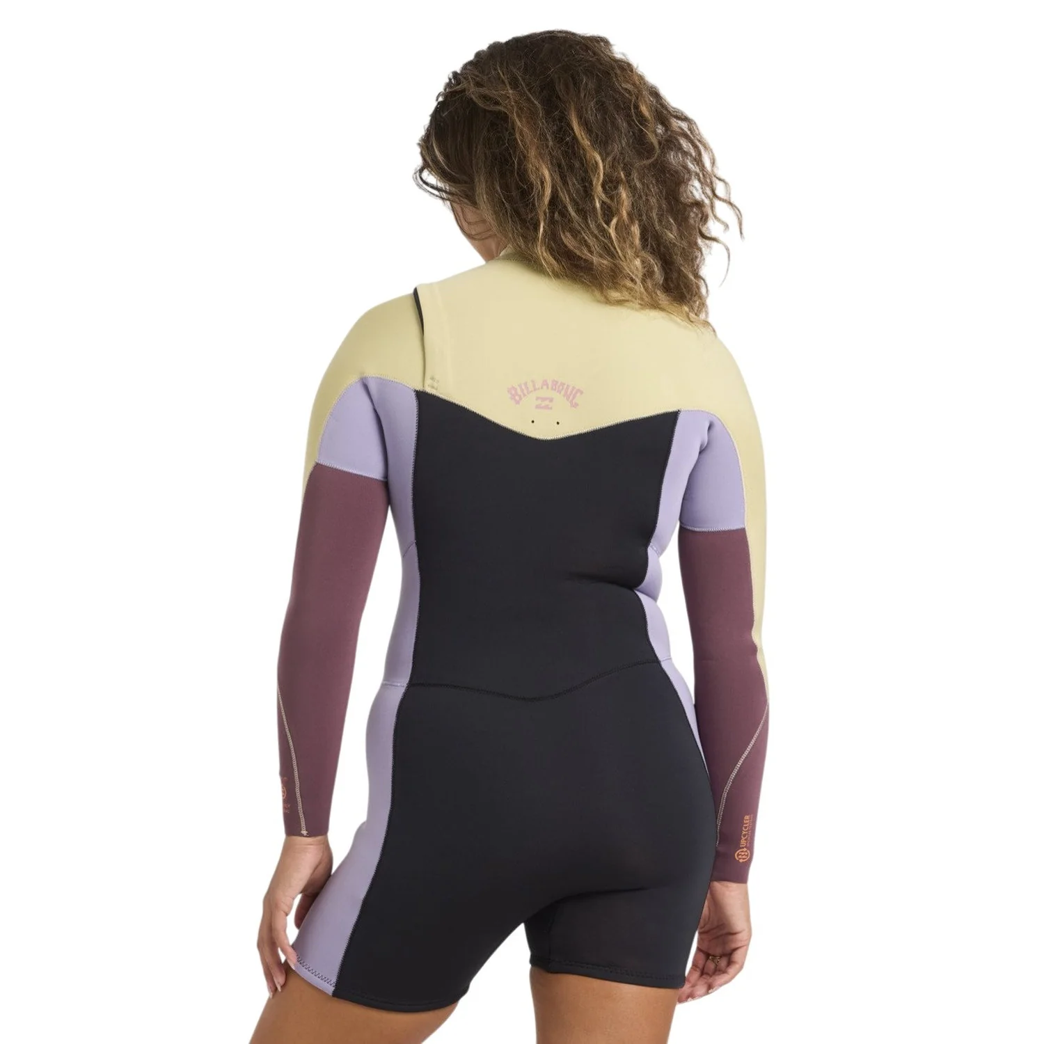 Billabong | Shorty à Manches Longues Femme Synergy Natural Chest Zip - 2/2mm - Image 4