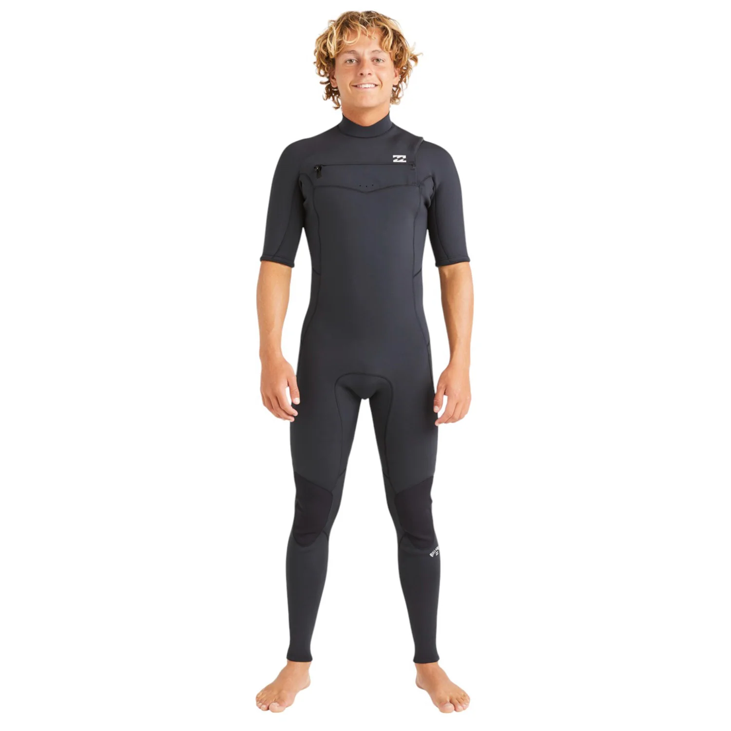 Billabong | Shorty à Manches Courtes Homme Absolute Natural Front Zip - 2/2mm