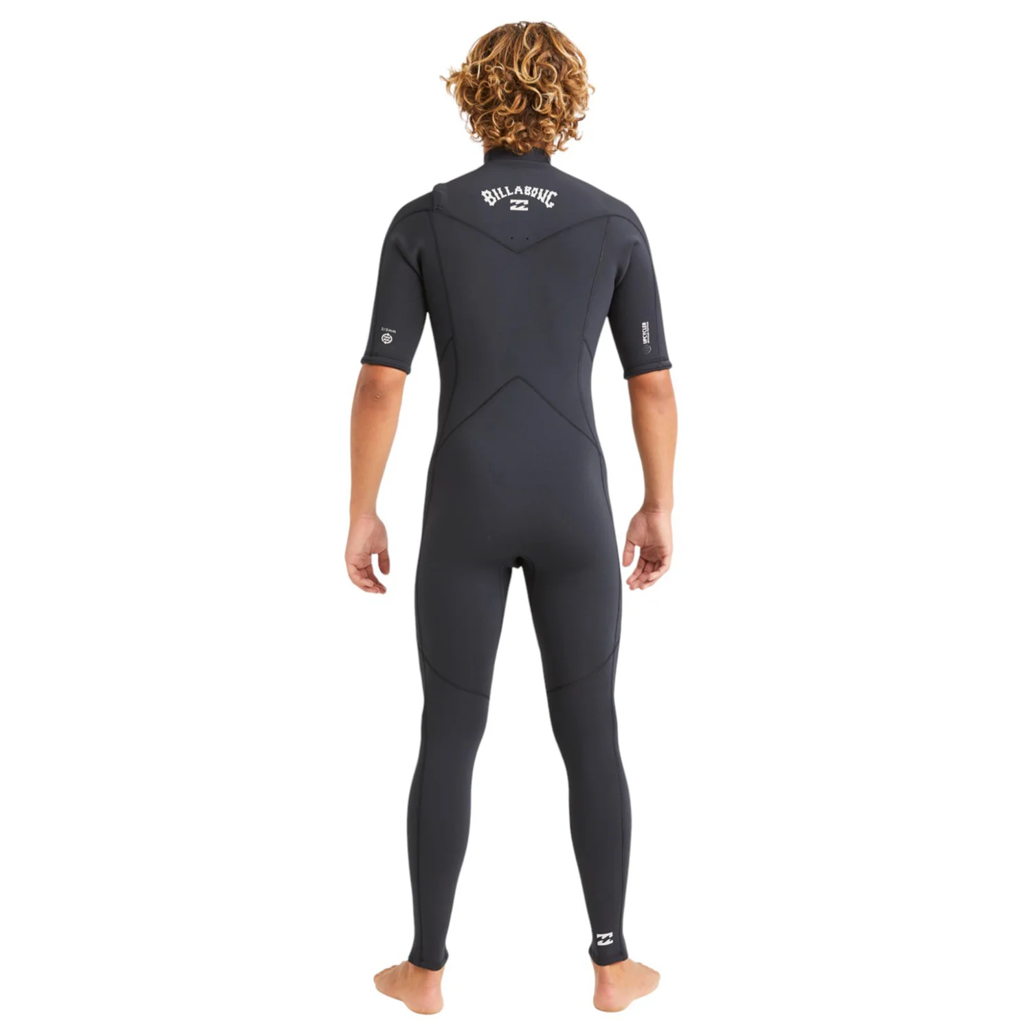 Billabong | Shorty à Manches Courtes Homme Absolute Natural Front Zip - 2/2mm - Image 2