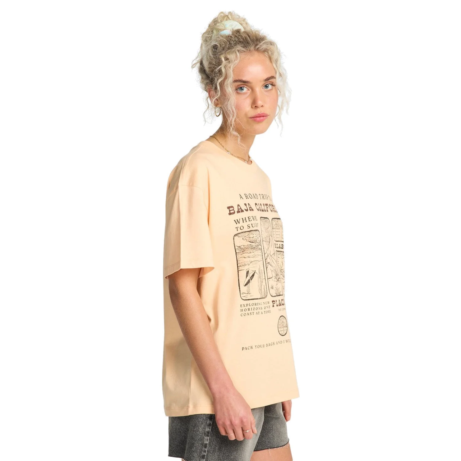 Billabong | T-Shirt à Manches Courtes Femme Flying To The Moon - Image 3
