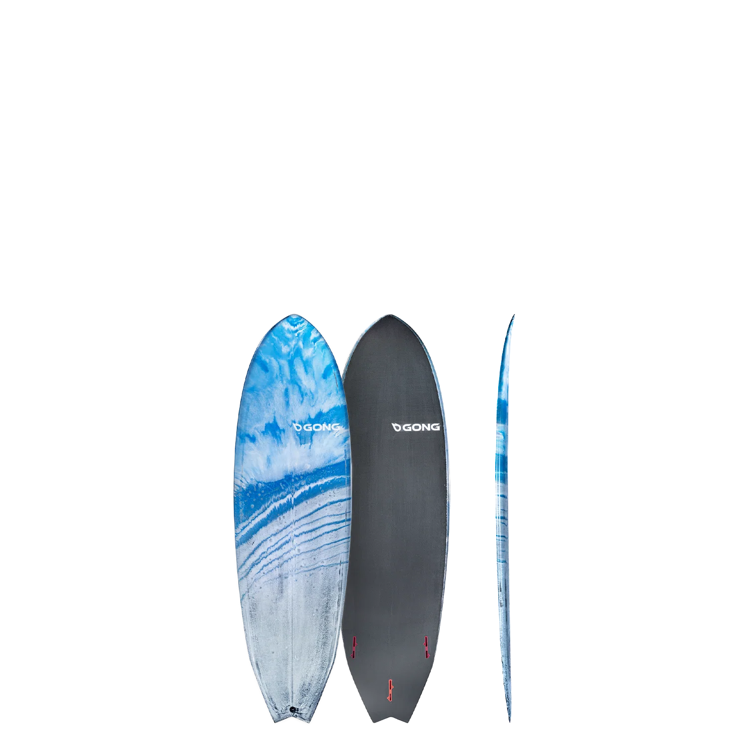GONG | Factory Surf 5'11 Vibe EPS PRO Resin Tint Marble Blue