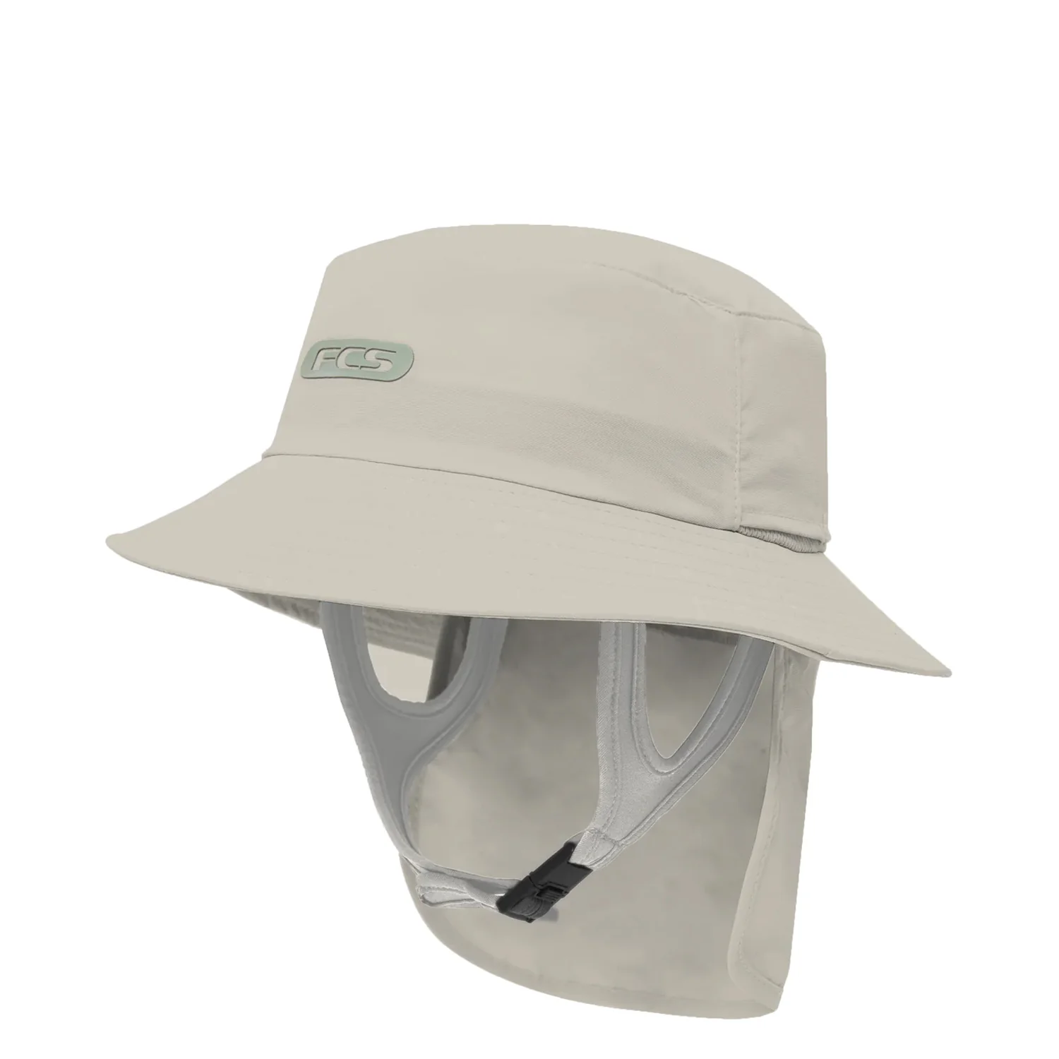 FCS | Essential Surf Bucket Hat - Warm Grey - Image 2