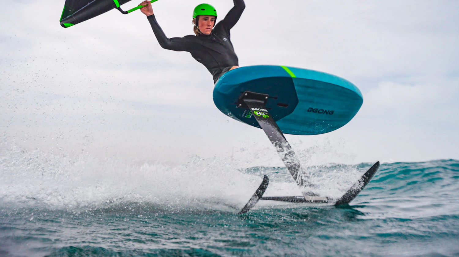 GONG | Foil Front Wing Curve H V2 - Black - Image 8