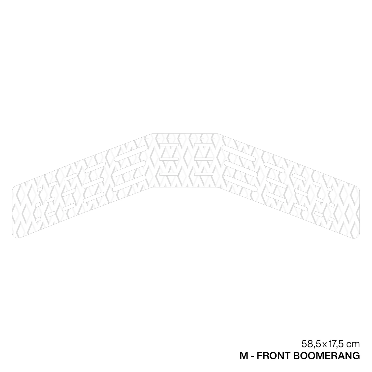 GONG | Front Boomerang Pad SUP Double Diamond - Image 3