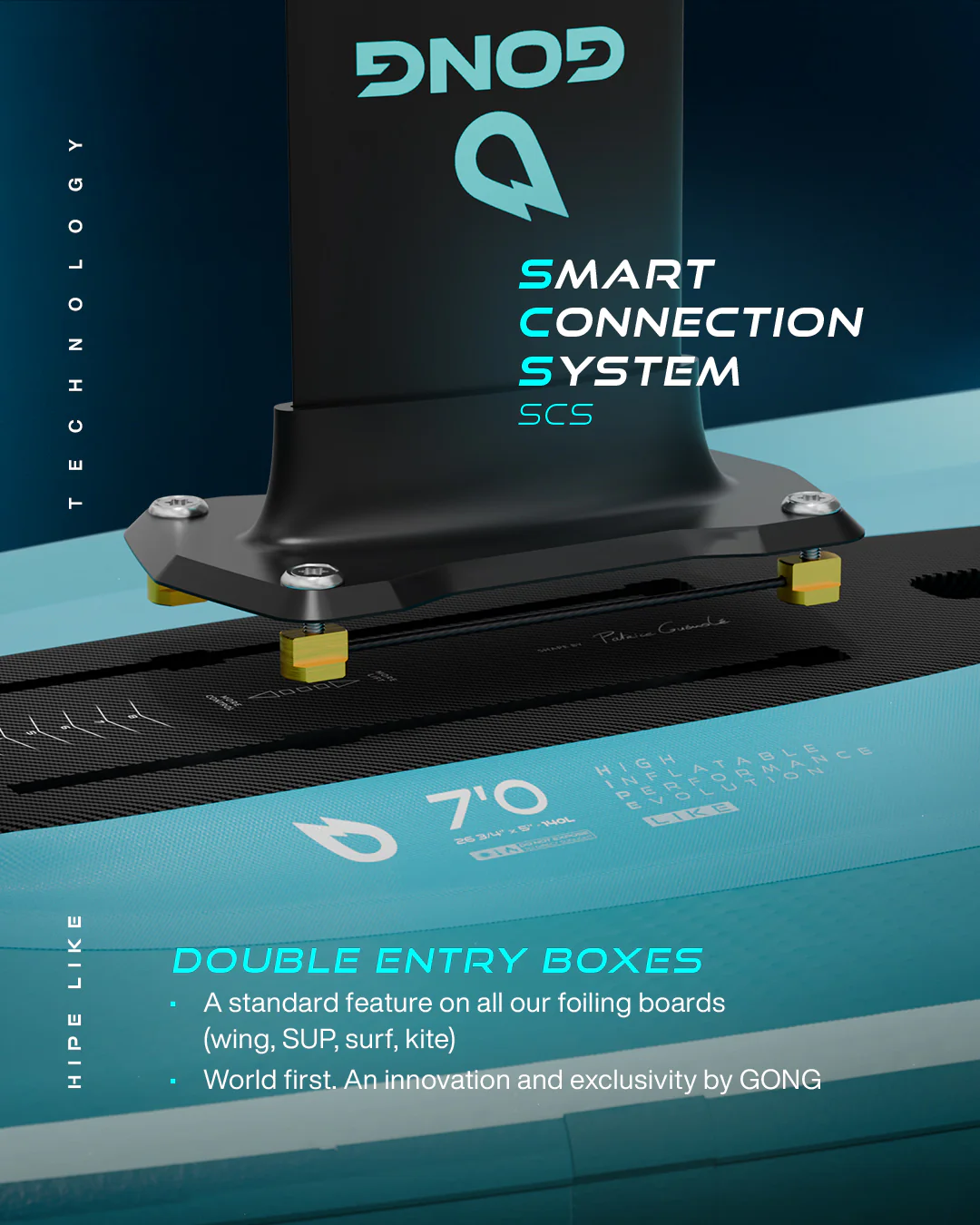 GONG | Wing foil Board Inflatable HIPE Like - Image 11
