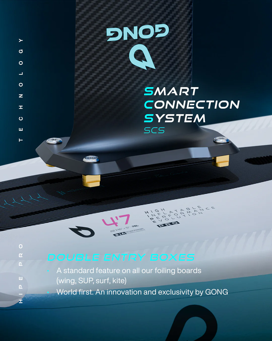 GONG | Wing foil Board Inflatable HIPE Pro - Image 39