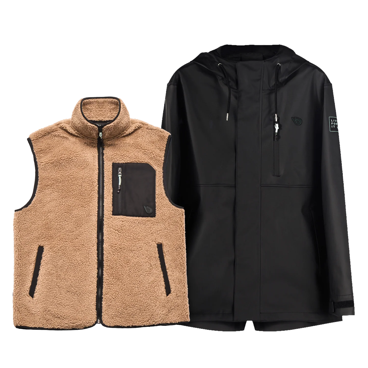 GONG | Pack Combo Outerwear Veste Cirée & Mid-Layer