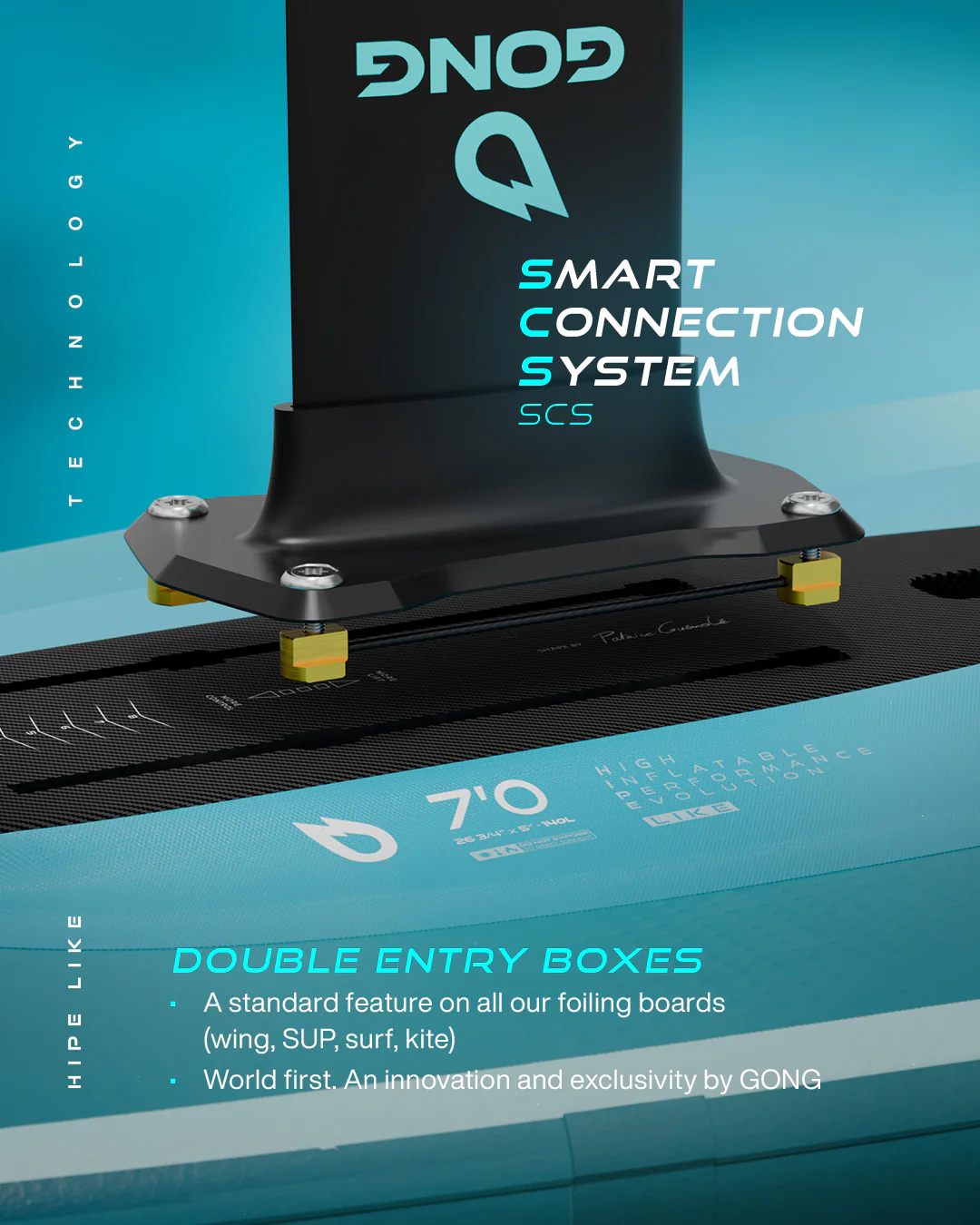 GONG | Pack Wing foil Board Inflatable HIPE Like - Image 20