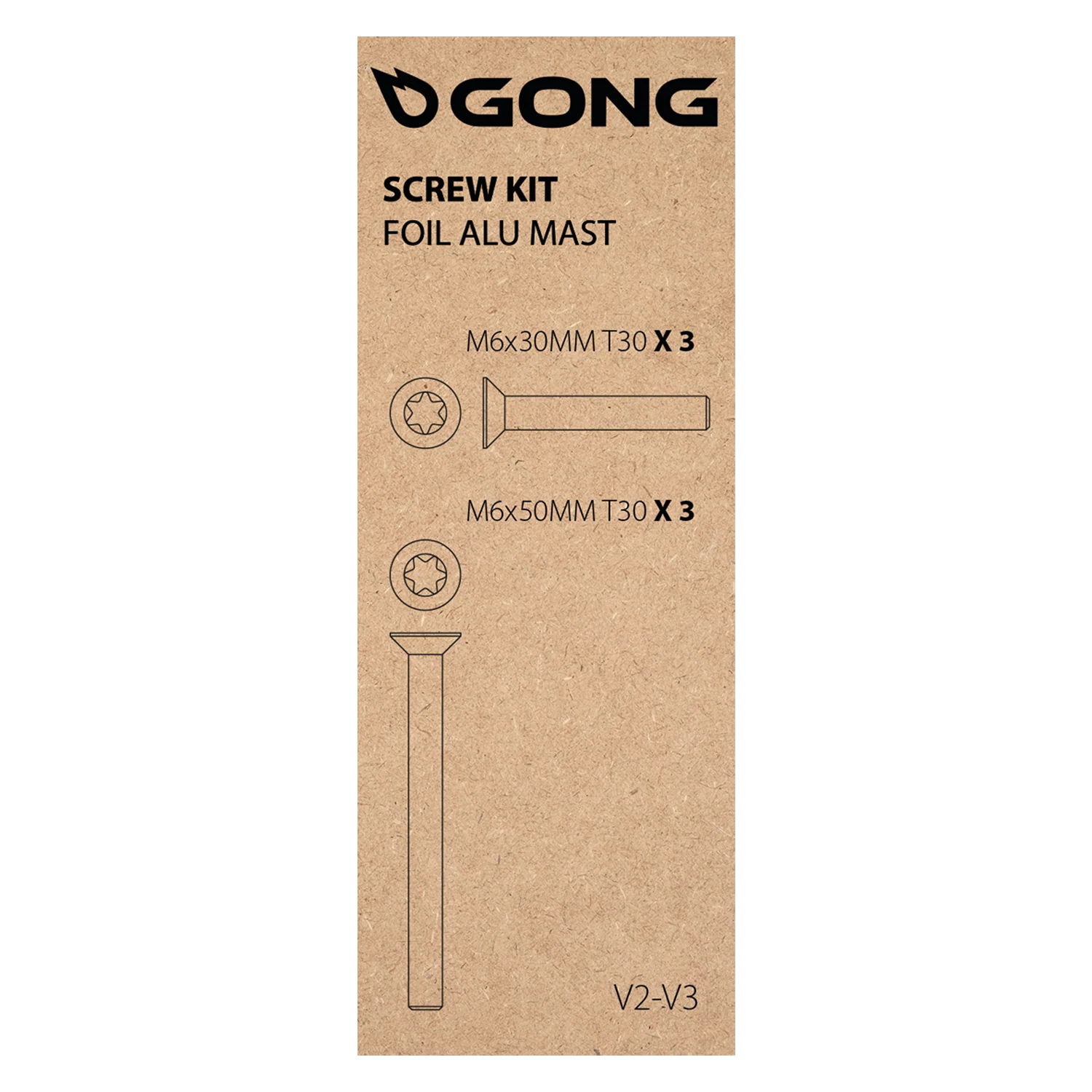 GONG | Kit Vis Mât Alu V2/V3