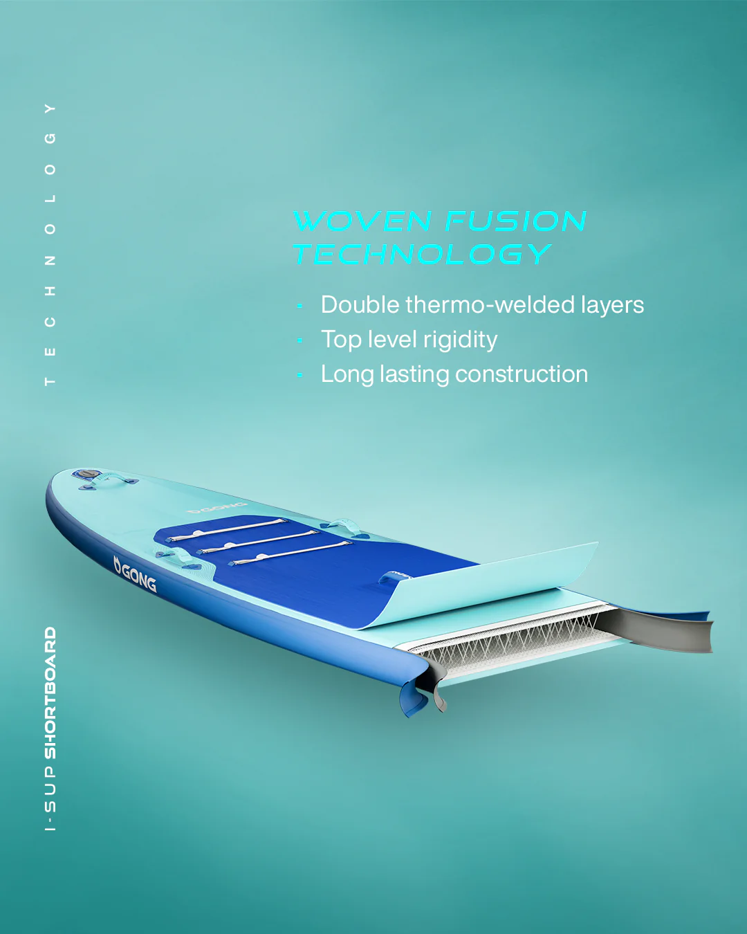 GONG |  I-SUP Inflatable Shortboard - Image 21