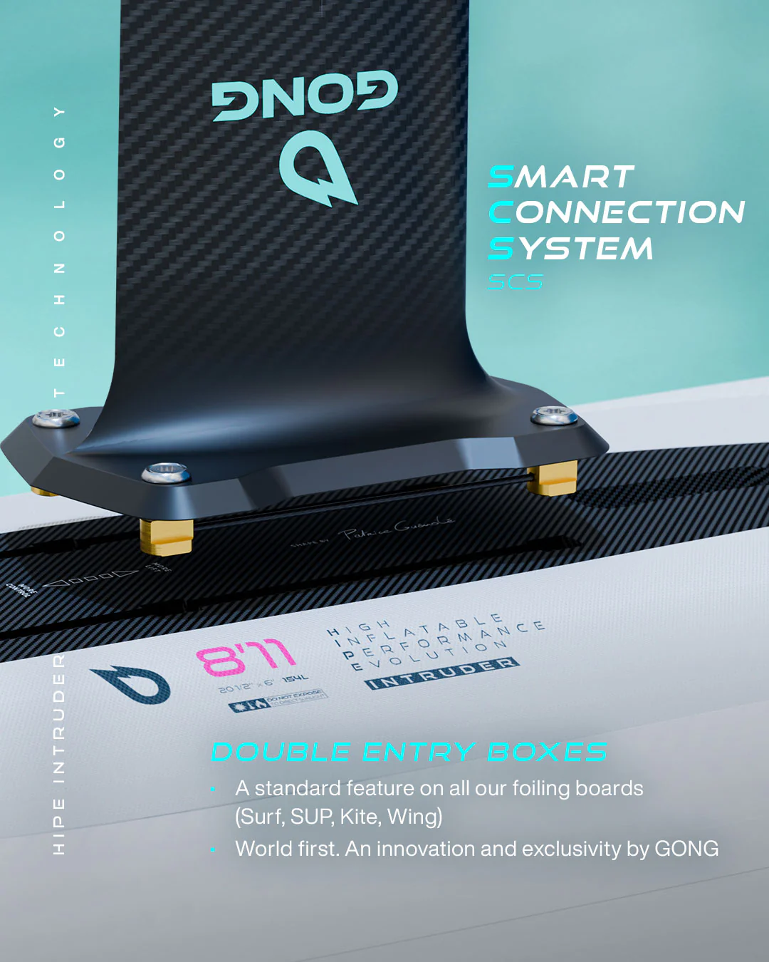 GONG | SUP foil Board Inflatable HIPE Intruder - Image 30