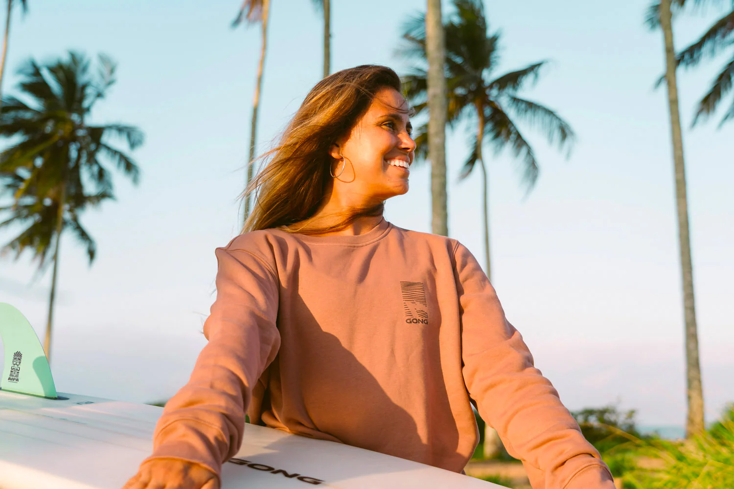 GONG | Sweat Graphic Swell Unisexe en Coton Biologique - Image 15