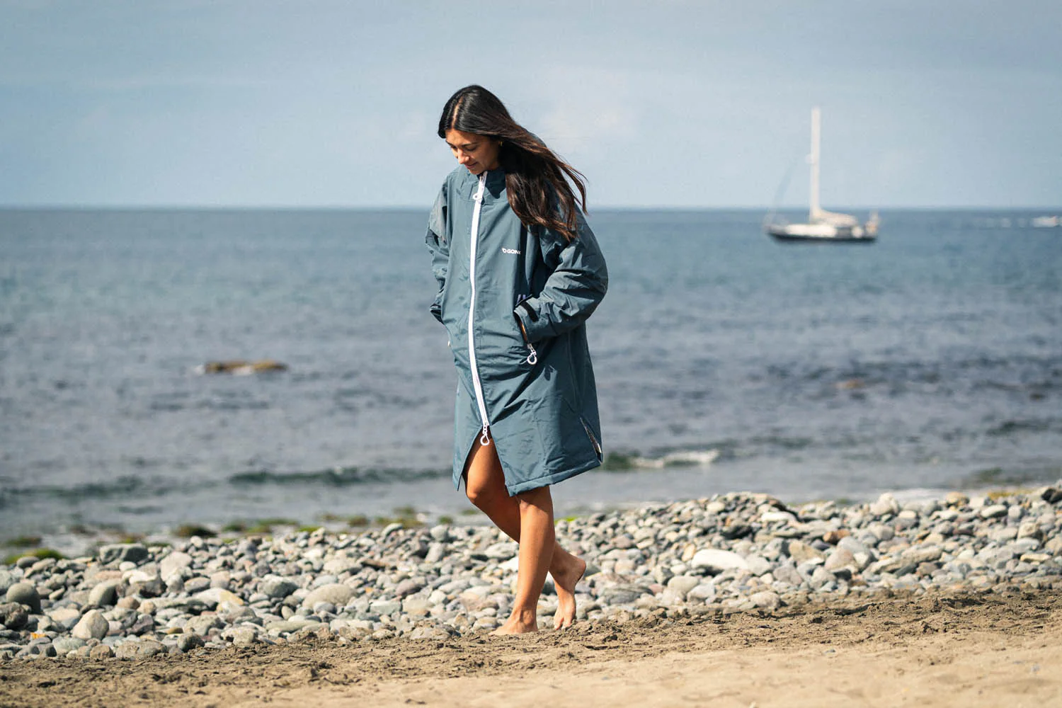 GONG | Poncho Imperméable Bleu - Image 13