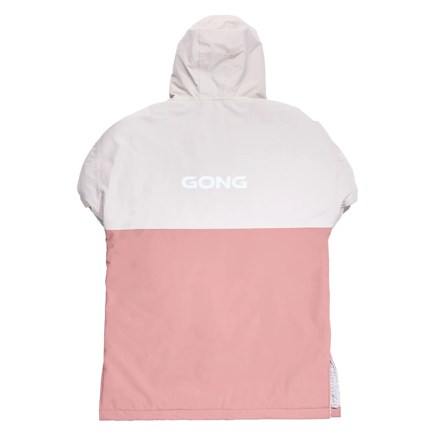 GONG | Poncho Imperméable Rose / Crème - Image 2