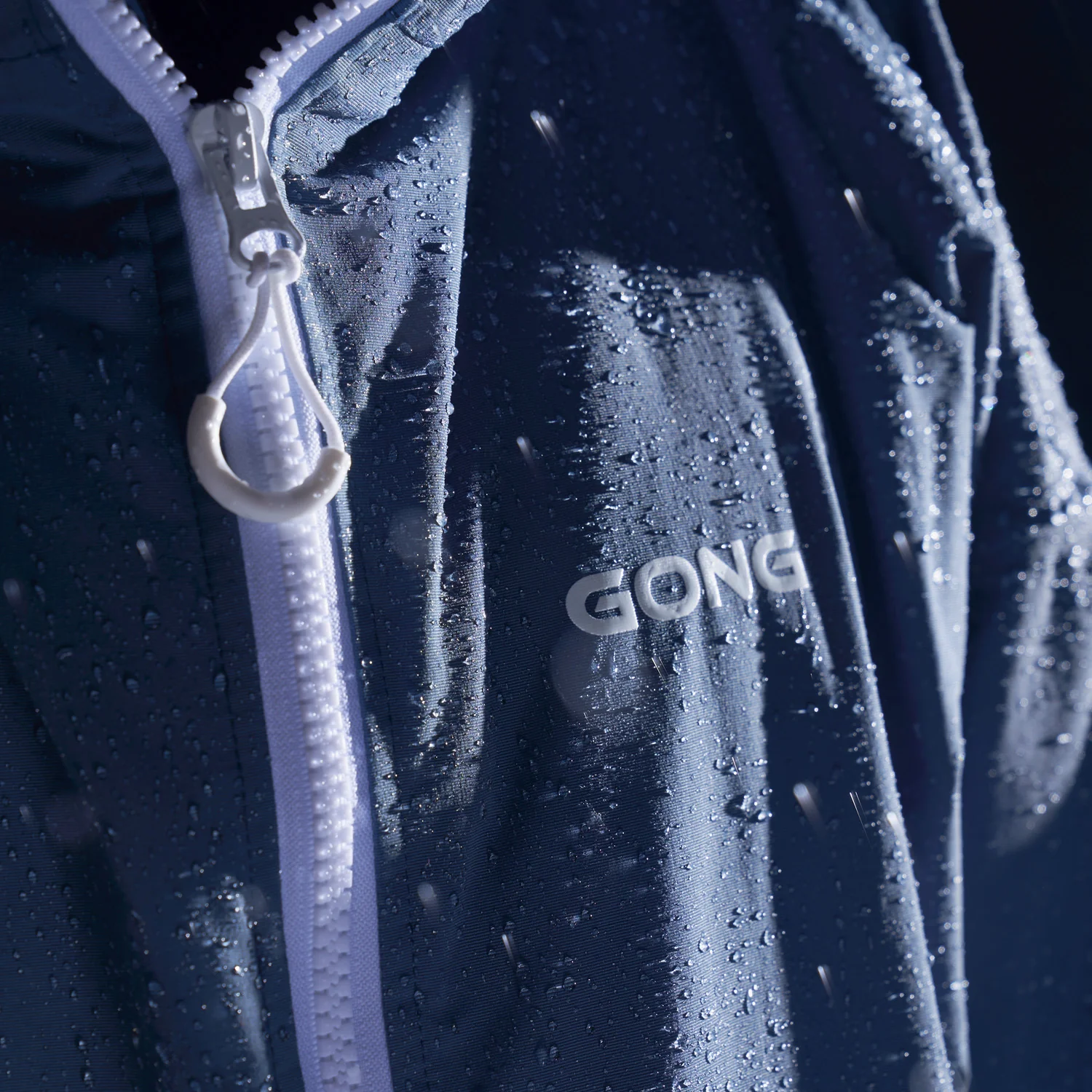 GONG | Poncho Imperméable Rose / Crème - Image 8
