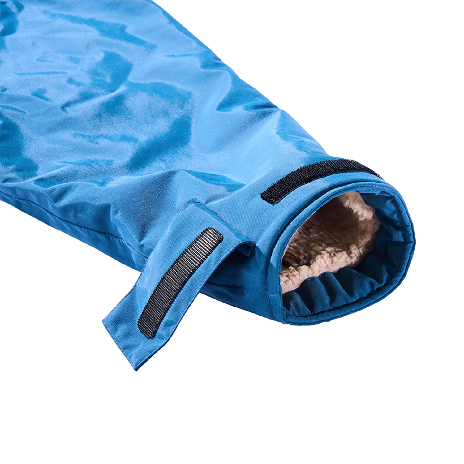 GONG | Poncho Imperméable Sable / Bleu - Image 6