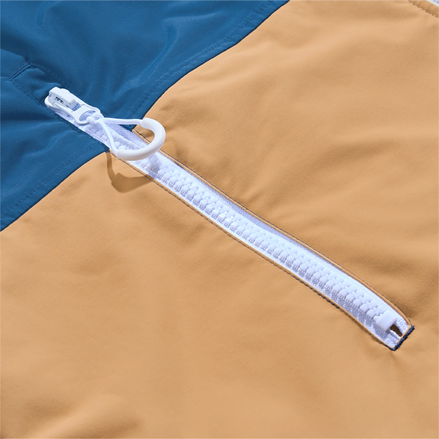 GONG | Poncho Imperméable Sable / Bleu - Image 8