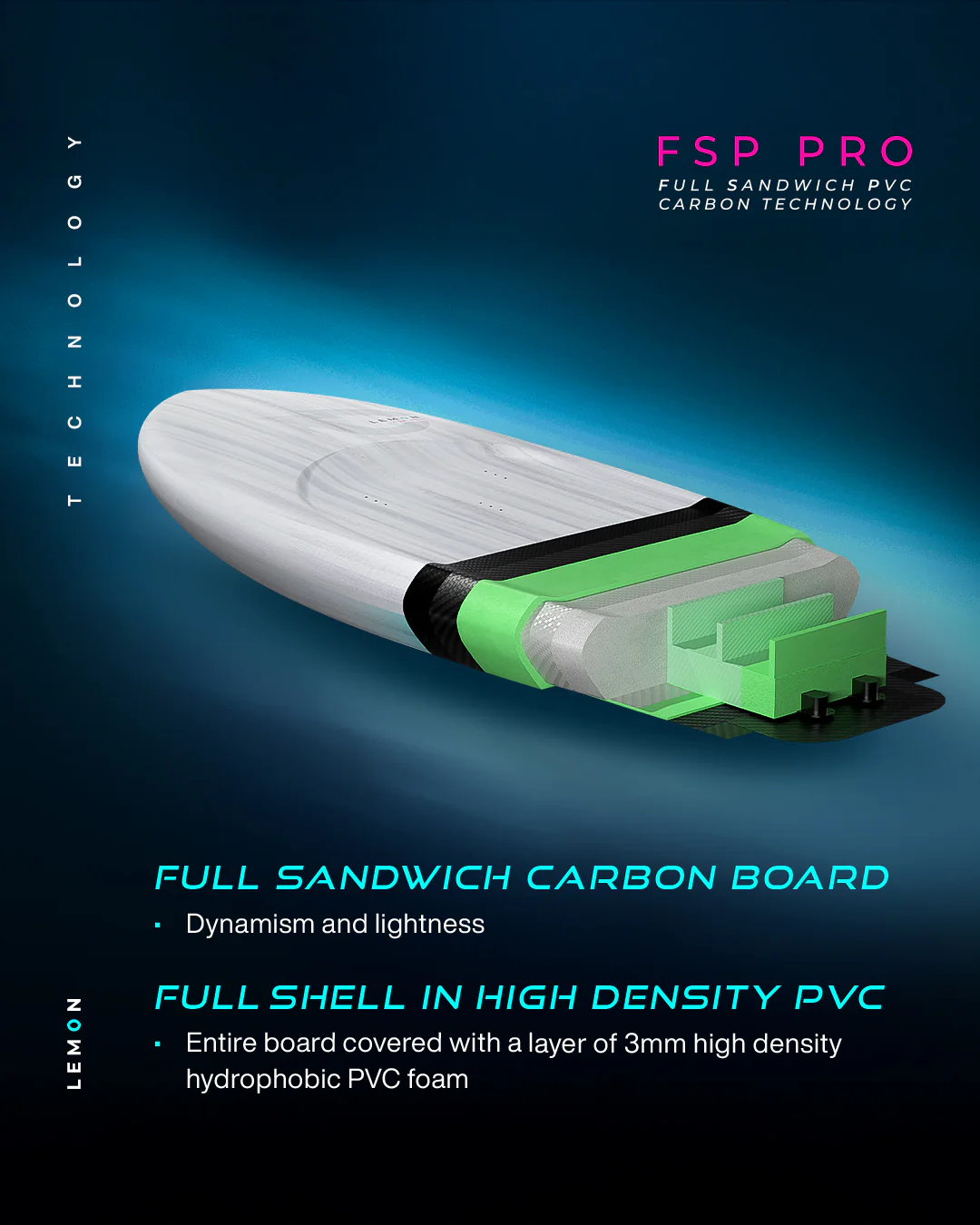 GONG | Wing Foil Board Lemon FSP Pro - Image 42