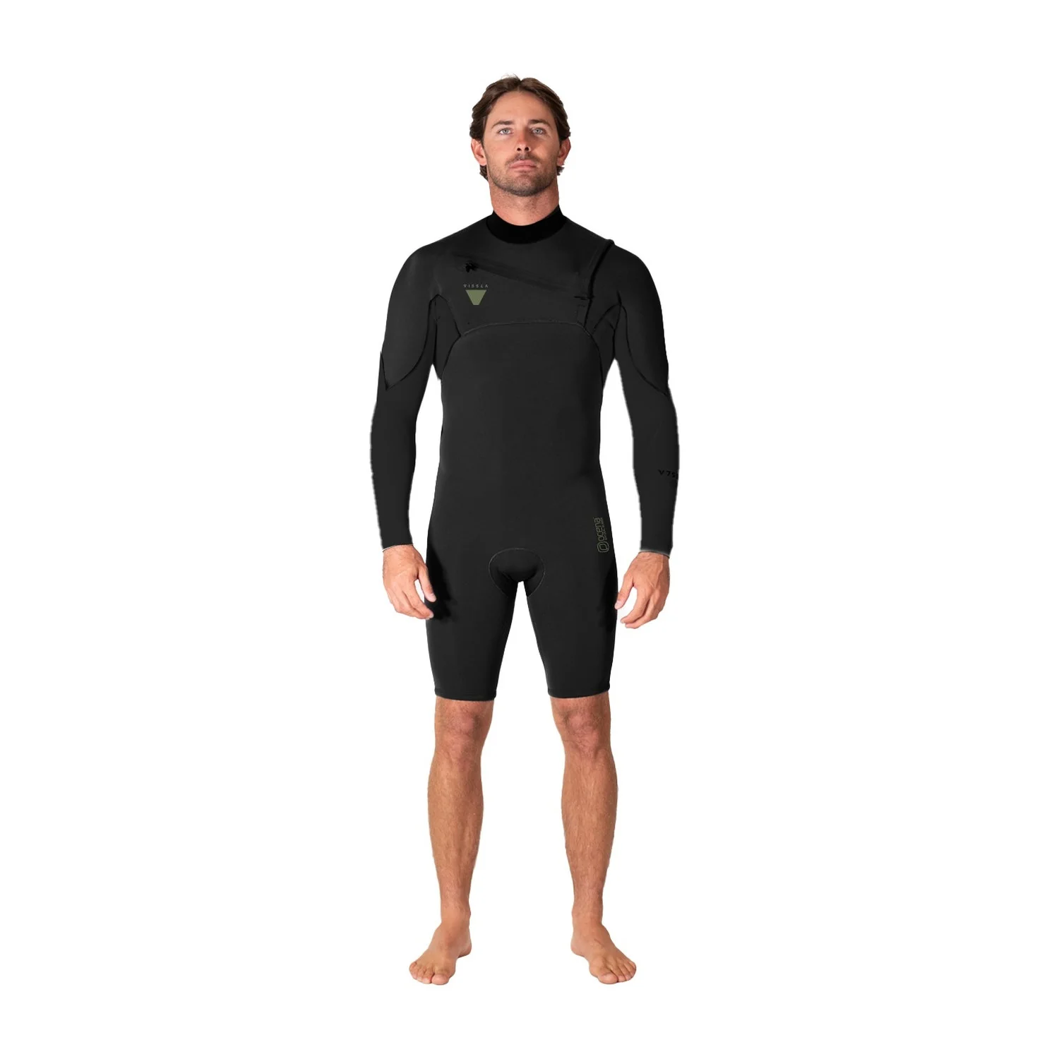 Vissla | Shorty à Manches Longues Homme Natural Seas Chest Zip - 2/2mm