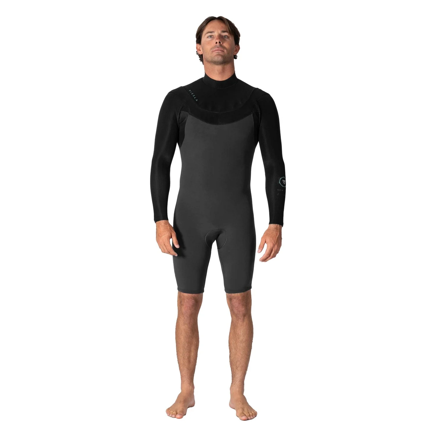 Vissla | Shorty à Manches Longues Homme New Seas Chest Zip - 2/2mm - Image 2
