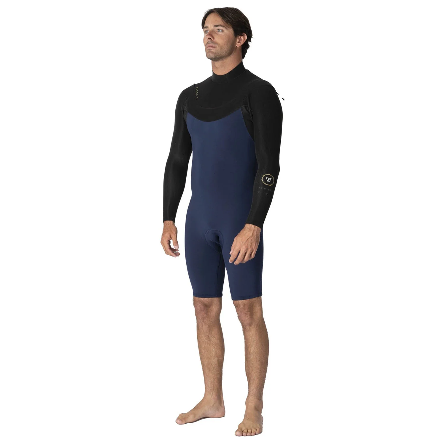 Vissla | Shorty à Manches Longues Homme New Seas V Zip - 2/2mm - Image 2