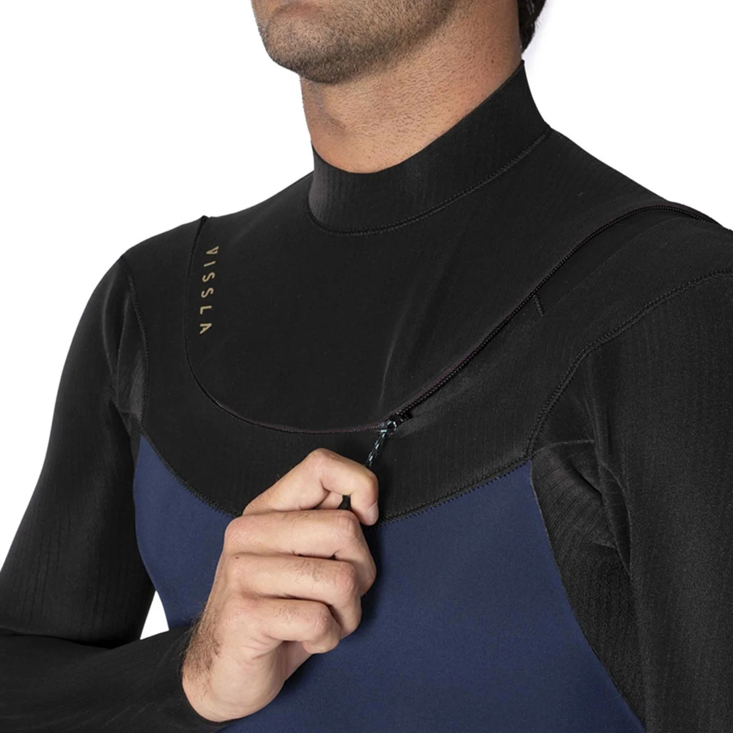 Vissla | Shorty à Manches Longues Homme New Seas V Zip - 2/2mm - Image 5